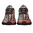 thumbnail image 5 of Puerto Rico American flag Shoes Sneakers Black Size 8, 5 of 7