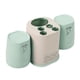 thumbnail image 4 of Soporte para cepillo de dientes, estante de almacenamiento de pasta de dientes, organizador con taza, accesorios de baño para el hogar (verde), 4 of 8