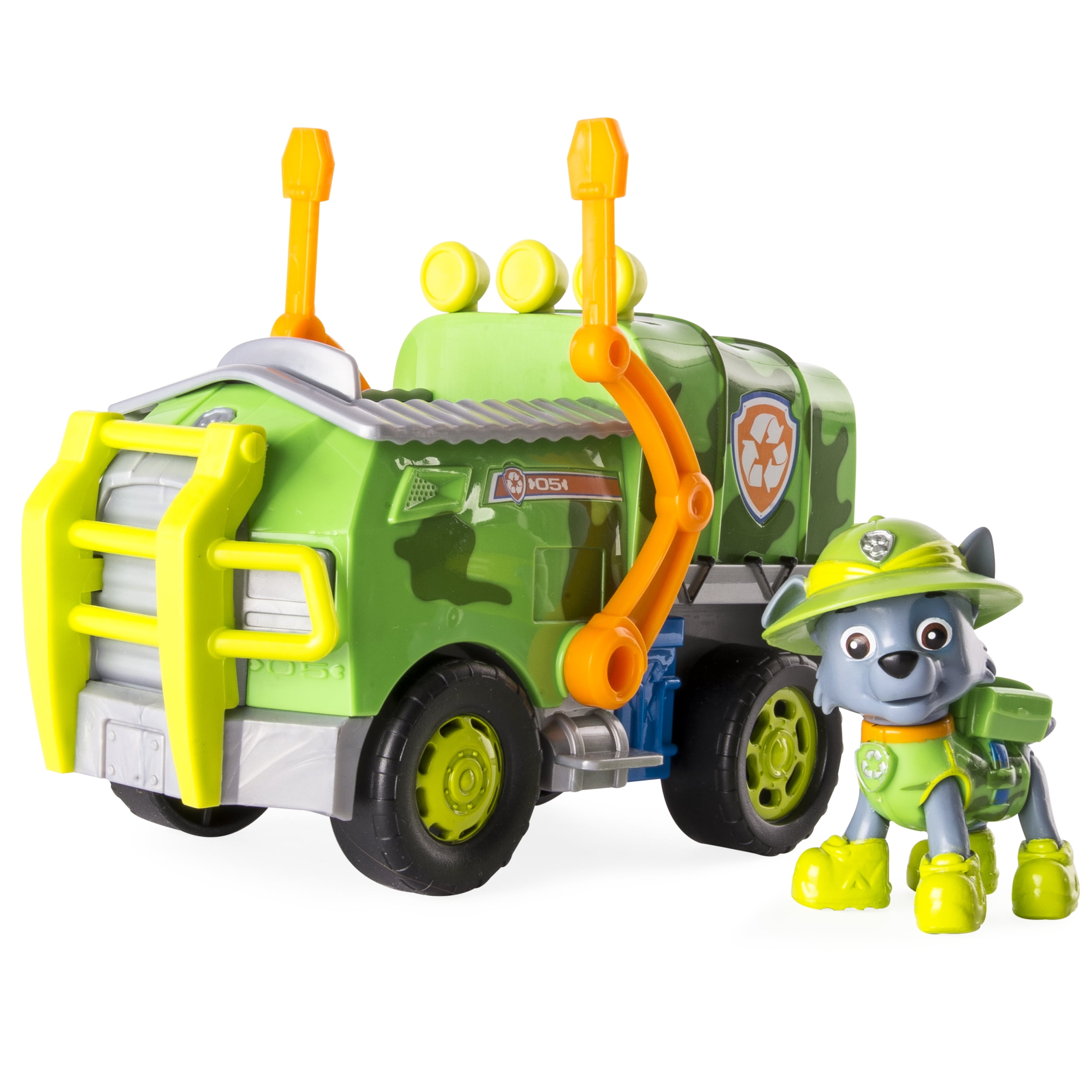 sorg Tilhører slank Paw Patrol - Jungle Rescue - Rocky's Jungle Truck - Walmart.com