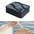 thumbnail image 6 of Dualoai Nail Polish Carrying Case Holds 30 Bottles Visible Lid Nail Polish Organizer Black, 6 of 9