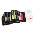 thumbnail image 2 of Piano enrollable Flexible de 49 teclas, Piano eléctrico de mano, teclado de Piano de música Digital para el hogar, regalo de cumpleaños, viajes para, 2 of 9