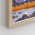 thumbnail image 5 of PixonSign Framed Canvas Print Wall Art Set - Mid-Century Yosemite National Park California Posters - Set of 3 Nature Wilderness Landscape Arts Abstract Wall Décor for Living Room - 8"x10" Natural, 5 of 5