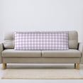 thumbnail image 5 of Fuzoiu Purple Checkboard Print Body Pillowcase 20x54 in,Long Pillow Case, Microfiber Body Pillow Cover, Soft and Breathable Pillowcase, 5 of 7
