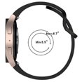 thumbnail image 3 of Correa de silicona para reloj Samsung Galaxy Watch 67 con hebilla de color y botón AD, color gris oficial, 3 of 4