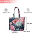 thumbnail image 4 of Pioneer Flower Floral Print Pattern Travel Tote Bags for Women Carry On,Large Weekender Bags for Women Travel,Multi Functional Duffle Bag for Work,Shopping,Sports, 4 of 5