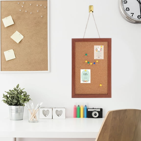 WHAMVOX 1Pcs Bulletin Board Wall Wooden Photo Display Board for Pub Use