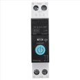 thumbnail image 3 of 5X 40A Tuya Monofásico Din Riel WIFI Medidor de Energía Inteligente Temporizador Monitor de Consumo de Energía KWh Vatímetro, Negro con Medición, 3 of 5