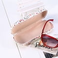 thumbnail image 2 of Funda para gafas Yosoo, caja de almacenamiento rígida portátil (beige), 2 of 9