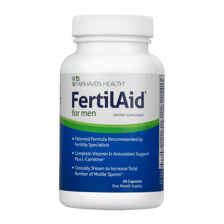 FertilAid for Men: Male Fertility Supplement for Sperm Count, Motility, and