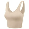 thumbnail image 4 of Women's Sleeveless Racerback Crop Tank Top Camisole Backless Scoop Neck Shirts 2024, 4 of 5