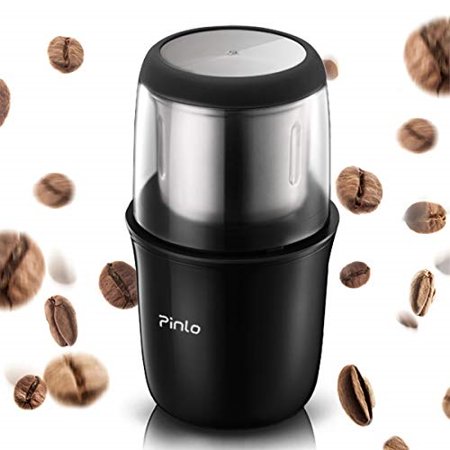 Electric Coffee Grinder Portable Coffee Grinde with Stainless Steel Blade Removable Coffee Powder