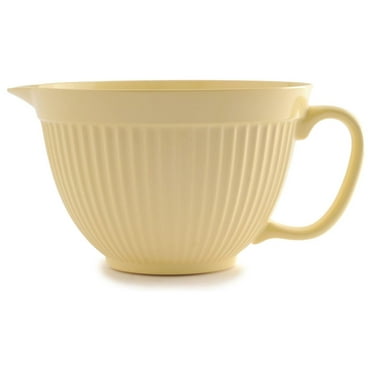 Melamine 1017 Grip-EZ Mixing Bowl, 4 quart, Yellow, 3.8 liters