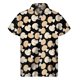 thumbnail image 4 of Camisas hawaianas con estampado 3D de setas de dibujos animados para hombre, camisa de solapa de verano, blusas holgadas de manga corta a la moda, blusa con botones para mujer, 4 of 5