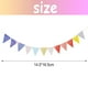 thumbnail image 2 of Paquete de 4 decoraciones para fiestas, colgante de papel triangular, banderín para graduación, carnaval, boda, cumpleaños, bebé, despedida de soltera, decoraciones para fiestas Zhivalor BST3069289-4, 2 of 5