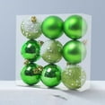 thumbnail image 1 of 2.36in 9PCS Christmas Ball Charm Suitable for Christmas Wedding Party Decoration(Curry), 1 of 5