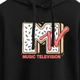 thumbnail image 3 of MTV - Sugar Cookie  - Juniors Cropped Pullover Hoodie, 3 of 5