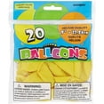 thumbnail image 2 of Ballons Jaunes en Latex 9 Pouces, 20ct, 2 of 2
