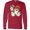 Red, variant on Inktastic Halloween Ghosts Long Sleeve T-Shirt