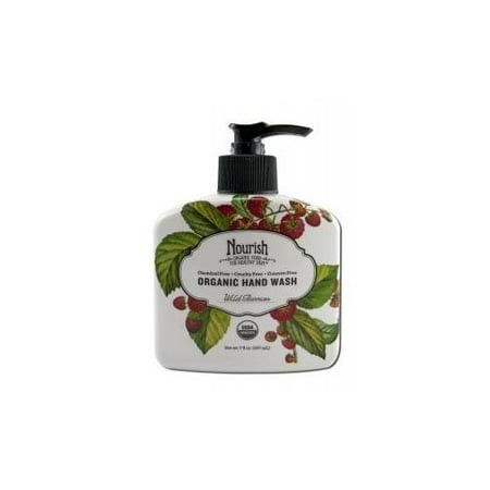 Nourish Organic Hand Wash Wild Berries Sensible Organics 7 fl oz Liquid