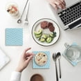 thumbnail image 1 of RYLABLUE Nautical Anchor Sails Set of 8 Coaster for Drinks, Absorbent Ceramic Stone Coasters Cup Mat with Cork Base for Home Kitchen Room Coffee Table Bar Decor, 1 of 4