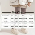 thumbnail image 7 of FAIWAD Toddler Girls Fleece Lined Leggings High Waist Thick Warm Tights Kids Stretchy Full Length Length Pants, 7 of 7