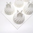 thumbnail image 5 of Kiplyki 6 Even Cake Mold Whirlwind Silicone Mold Cake Baking Mold French Dessert Cake, 5 of 7
