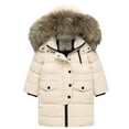 thumbnail image 2 of PINQI Kids Winter Waterproof Parka Coats Kids Padded Quilted Puffer Jackets Boys Girls Insulated Snow Ski down Outwear, 2 of 5