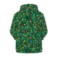 thumbnail image 2 of chaqlin Christmas Lights Hoodies for Boys Girls 8-10 Zip up Hoodie Kids Long Sleeve Sweatshirts Jacket Lightweight Loose Fit Sports Coat with Pockets, 2 of 7