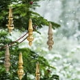 thumbnail image 5 of 6 Pc Icicle Dropping Christmas Ornament Christmas Hanging Decoration Indoor Outdoor Christmas Tree Decoration, 5 of 6