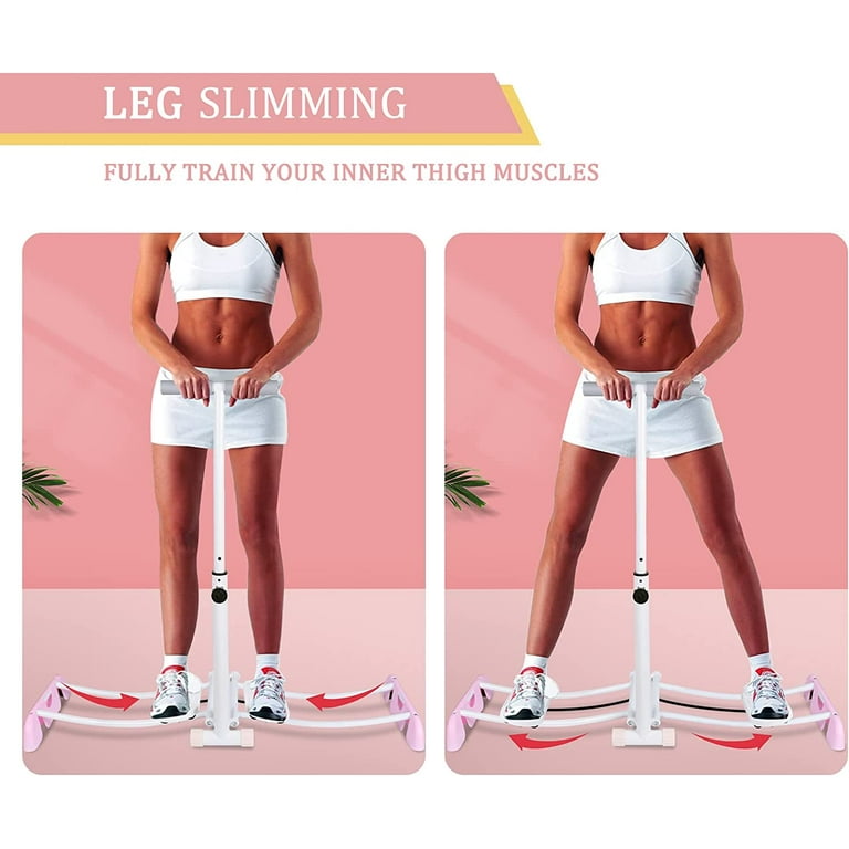Leg Exercise Equipment - Pelvic Muscle Hip Trainer Inner Thigh Exerciser  for Women, 2 in 1 Ski Exercise Machine Strength Training Leg Machine, Home  Gym Machine Indoor Workouts Equipment 