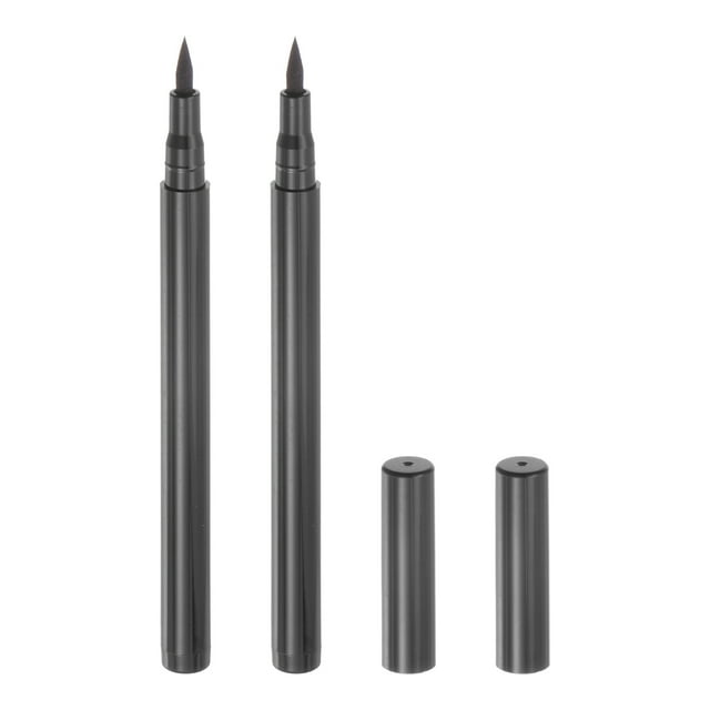 2uds Tela Marcadores Permanente Tinte Pintura Textil Marcador Bolígrafos Fina Punta para Bricolaje Ropa Zapatos, Oscuro Gris