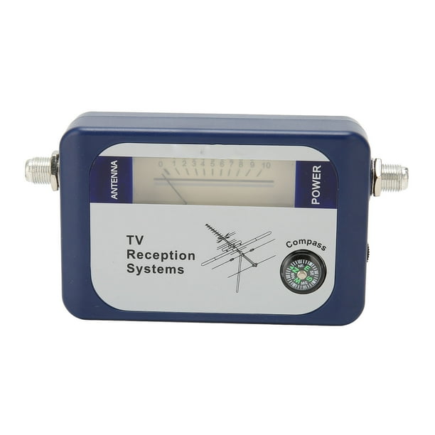 Detector De Resistencia A La Señal De Antena De TV, Buscador De Señal De Televisión Digital Mini Portátil Sensible Para Señal Satelital