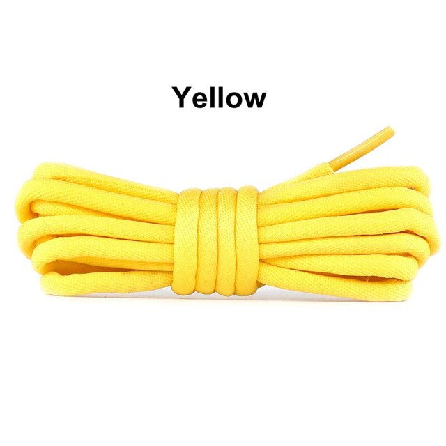 par de cordones redondos Arco Iris sólido clásico Martin bota cordones Casual botas deportivas zapatos encaje zapatillas cordones para zapatos Strings100cm Gao Jinjia LED