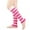 Z1-Hot Pink, variant on Leg Warmers, Women's Winter Striped Knitted Sock Hairy Warm Leg Stacked Socks Christmas Warm Foot Socks for Women Black