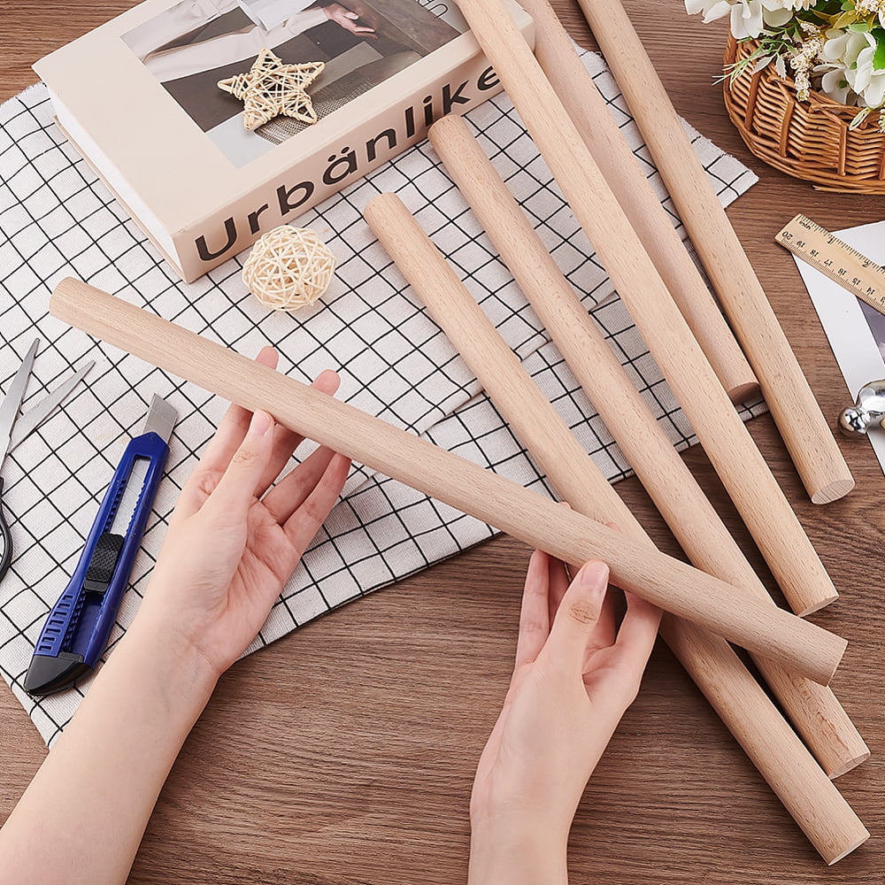 Beech Wood Sticks Craft Sticks PeachPuff 45x2.5cm