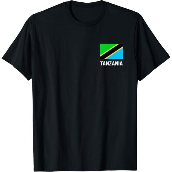 men and women can wear,Tanzania Flag Shirt | Tanzanian T-Shirt