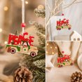 thumbnail image 5 of DefiDgd Wooden Car Christmas Hanging Ornament,Painted Wood Hanging Decor for Christmas Tree Mantel Wall Window Holiday Party Home Display, 5 of 6