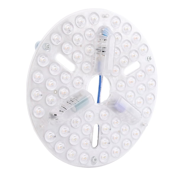 Ventilador De Techo De 6,5 Pulgadas, Luz LED De Repuesto Para PC, Montaje Empotrado Regulable En 3 Colores, Cuidado De Los Ojos, Ventilador Con Luz LED, Panel De Retroadaptación
