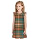 thumbnail image 1 of Fotbe colorful plaid Vestido de Dormir para Niñas de 3 a 10 Años, Mangas Cortas, Estilo Princesa, Pijama Camisón con Mangas Voladas-X-Large, 1 of 6