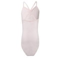 thumbnail image 4 of YONGHS Kids Girls Spaghetti Strap Criss Cross Ballet Dance Leotard Gymnastic Bodysuit 3-12, 4 of 6