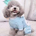 thumbnail image 6 of Comfortable Puppy Nightshirt Soft Tracksuit Rompers Jumpsuit Dog Clothes Sleepwear Pajamas RED XXL, 6 of 8
