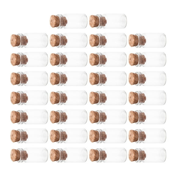 PAMINGONO 30Pcs Mini Glass Bottles Bottles For Friends And Family Party Decorative Use