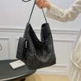 thumbnail image 1 of Mujer All-Match Tote Handbag Oxford Cloth Simple Daily Bags con bolso (negro), 1 of 9