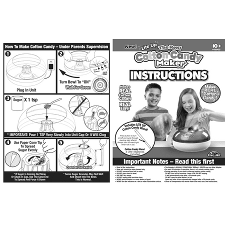 Cra-Z-Art the Real Cotton Candy Maker Play Cooking & Baking Toys - Unisex