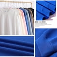 thumbnail image 2 of Suéter de algodón con cuello redondo y hombros descubiertos para hombre y mujer, ropa deportiva suelta para grupo, 2 of 3