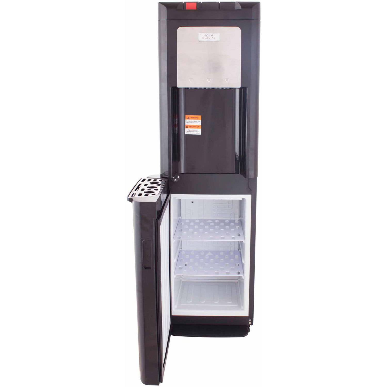 water dispenser with small fridge