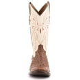 thumbnail image 3 of FERRINI Men's Colt Full Quill Ostrich S-Toe Boots, Color: Kango, Size: 8-D (1019307080D), 3 of 6