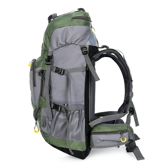 Mochila 60L Senderismo Impermeable Mochila Camping Ciclo de Escalada de Montaña Mochila Mochila con Tapa de Lluvia