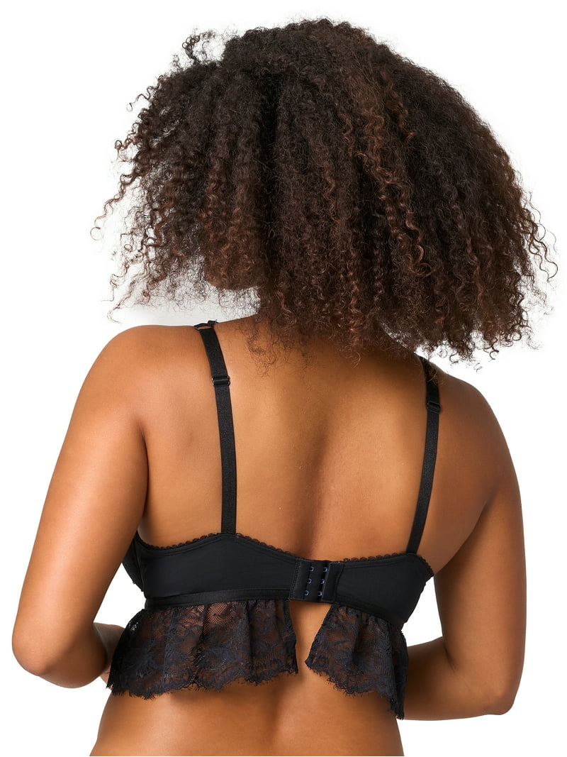 Adored by Adore Me Women's Kayla Lightly Padded Flowy Longline Bra