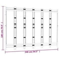 thumbnail image 2 of vidaXL Room Divider Foldable 6 Panel Room Divider Screen Bamboo and Canvas, 2 of 63